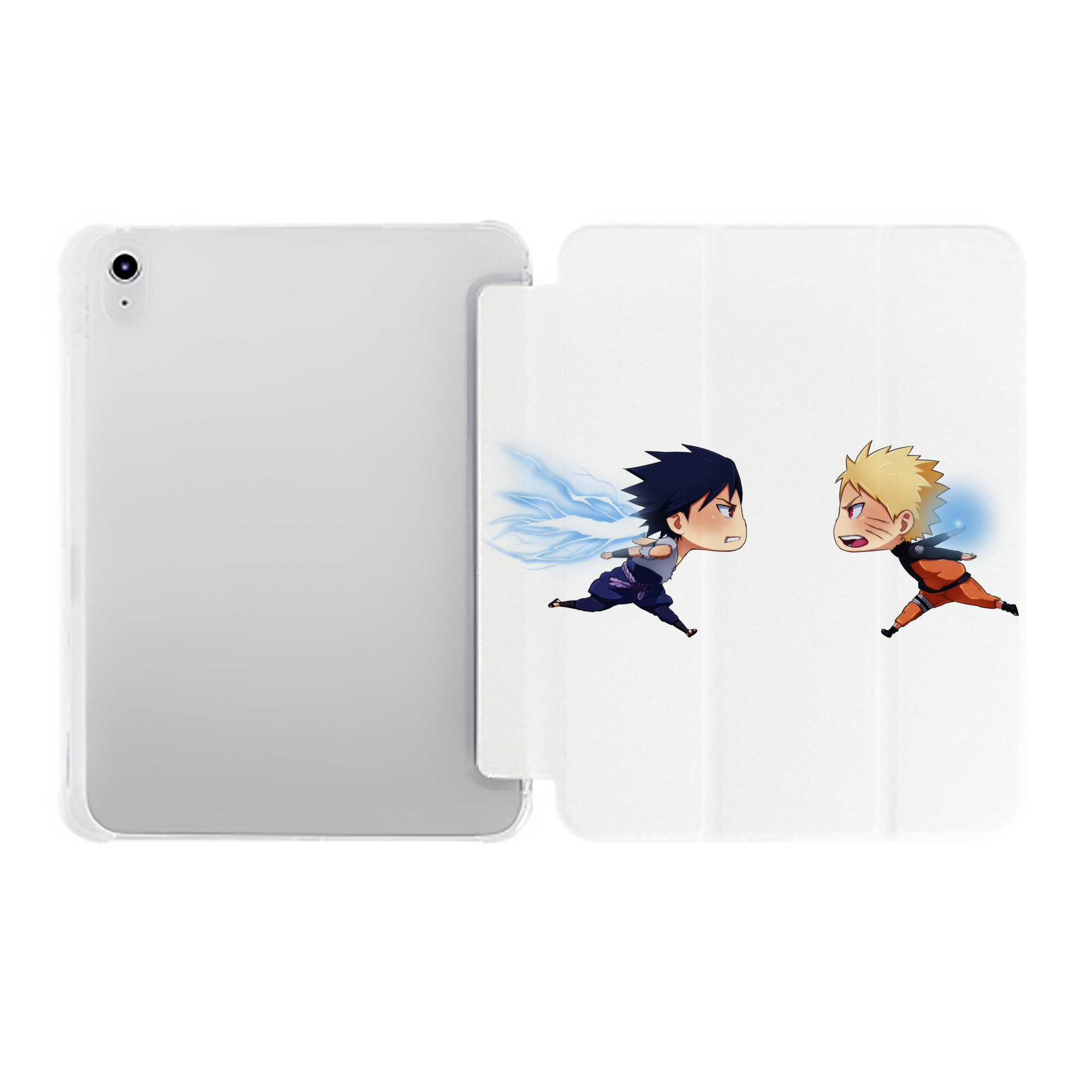 （画像用） NARUTO -ナルト- うずまき ナルト Uzumaki Naruto IPad ケース ペン収納付き 三つ折りスタンド PUレザー×シリコン 対応機種9.5/10.5/10.9インチ